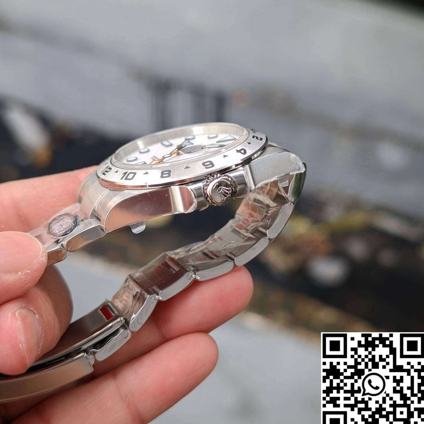 Rolex Dial Steel White M226570-0001 Clean Stainless Factory Explorer 0330